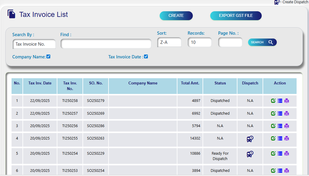 Tax Invoice